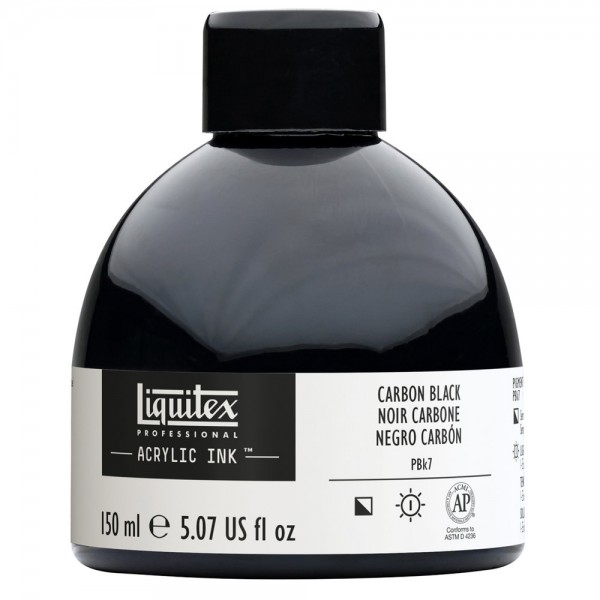 Liquitex Acrylic Ink 150 ml Flasche, Karbonschwarz