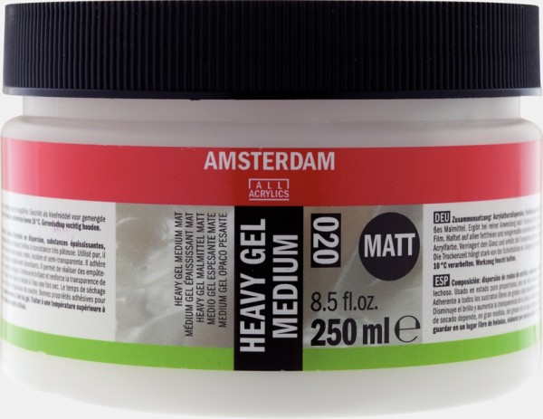 Amsterdam Heavy Gel Malmittel matt 250 ml