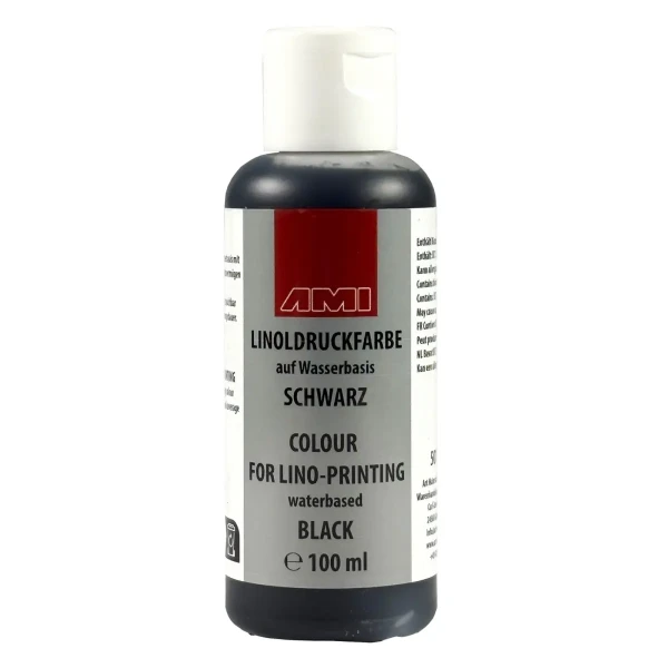 Linoldruckfarbe 100 ml schwarz