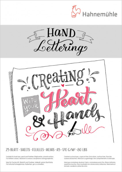 Hahnemühle Hand Lettering Block, 170 g