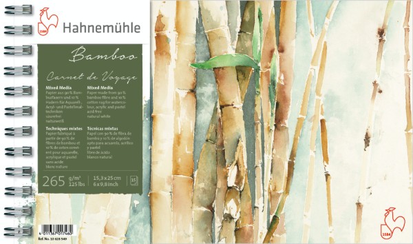 Hahnemühle Bamboo Carnet de Voyage, 265 g/m²