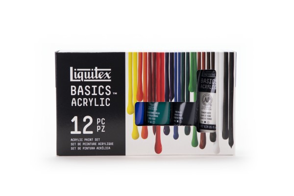 Liquitex Basics-Acrylfarben 12er Set 