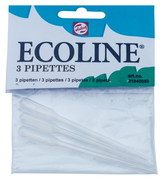 Talens Ecoline Pipetten 3er Set