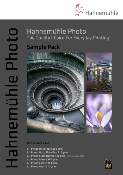 Hahnemühle Fotopapier - Sample Pack