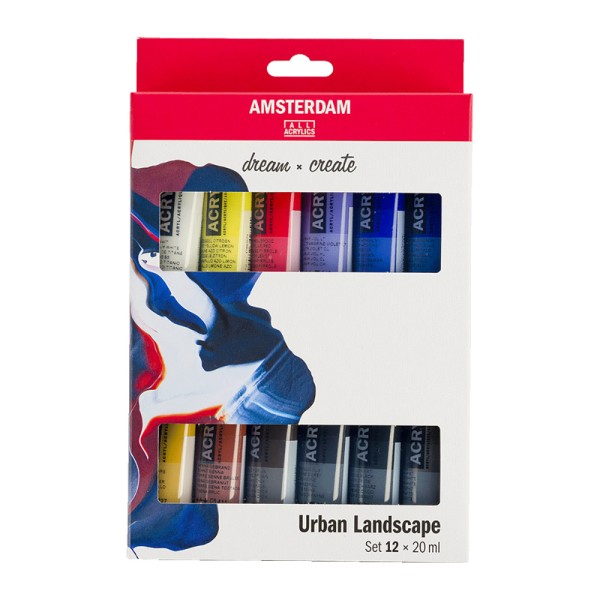 Amsterdam Serie Standard Acryl-Urban Landschaftsfarben