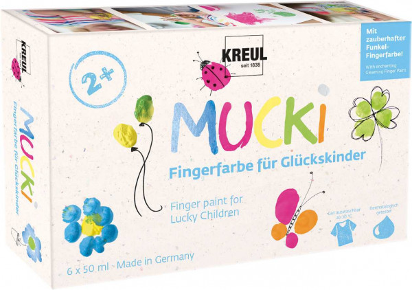 Mucki Fingerfarbe für Glückskinder