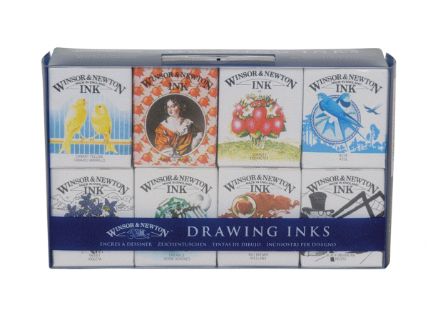 Winsor & Newton Drawing Ink Einführungsset Henry 14 ml-Künstlerbedarfyanik