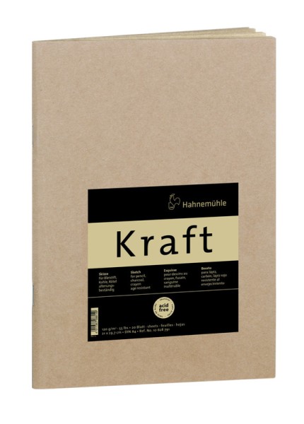 Hahnemühle Kraftpapier Skizzenheft 120 g/m²