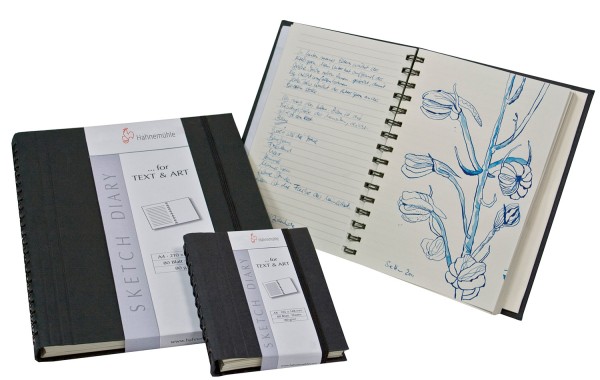 Hahnemühle Sketch Diary, spiralisiert, 120 g/m²