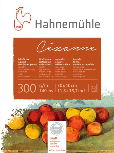Hahnemühle Cézanne Aquarellblock matt, 300 g/m²