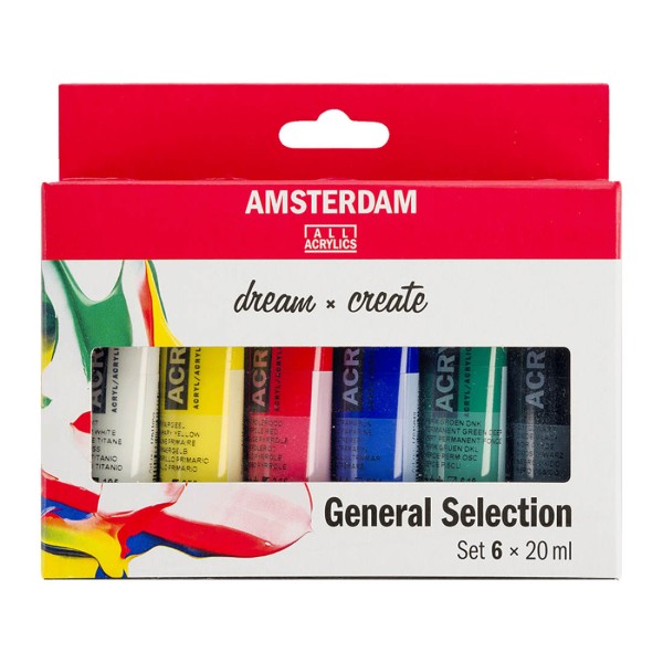Amsterdam-Serie Standard Acryl-General-Selection-Set-yanik-shop.de
