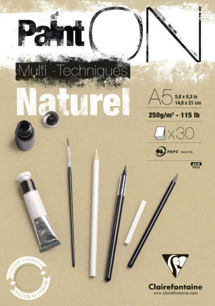 Paint On Multitechnik Naturel Papier, Mix Media, 250 g 