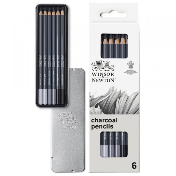 Winsor & Newton Kohlestifte 6er Set