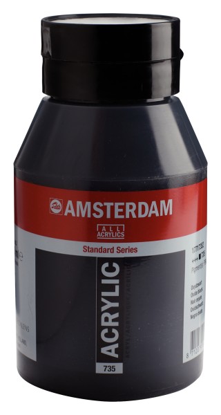 Amsterdam Acrylfarbe Standard 1000 ml Oxidschwarz 